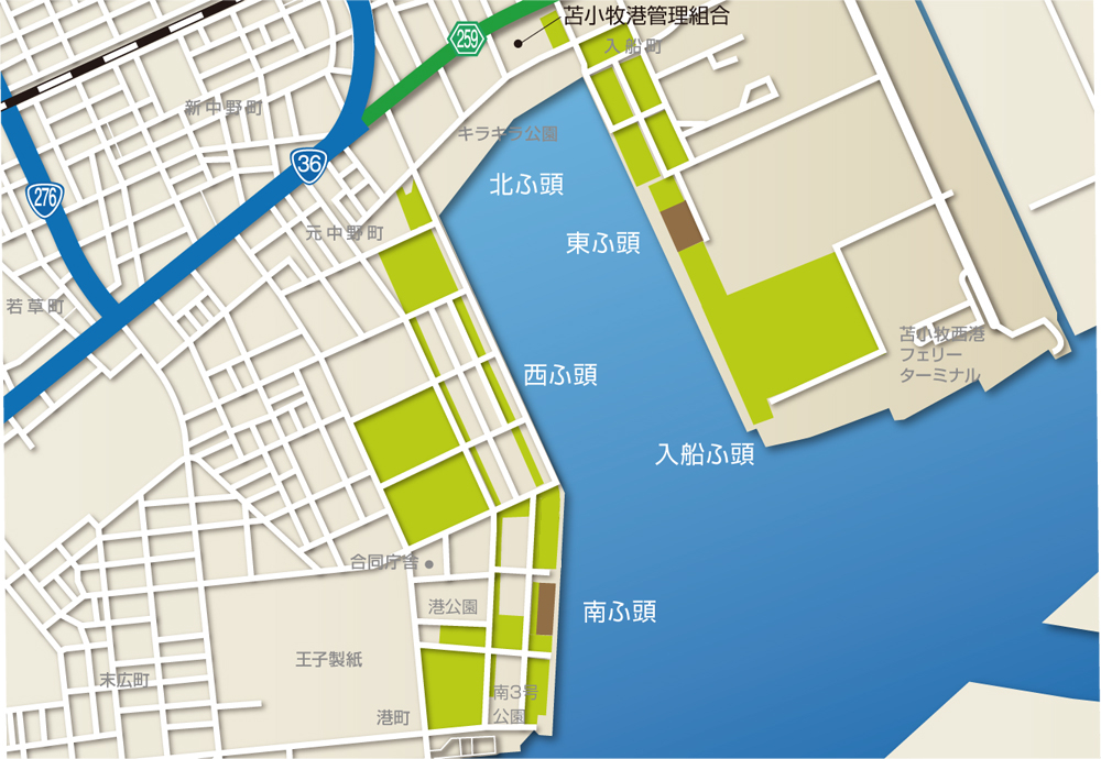 本港地区map